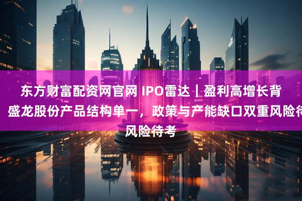 东方财富配资网官网 IPO雷达｜盈利高增长背后，盛龙股份产品结构单一，政策与产能缺口双重风险待考